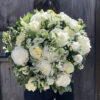 white seasonal bouquet